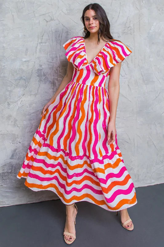 WHITE PINK ORANGE