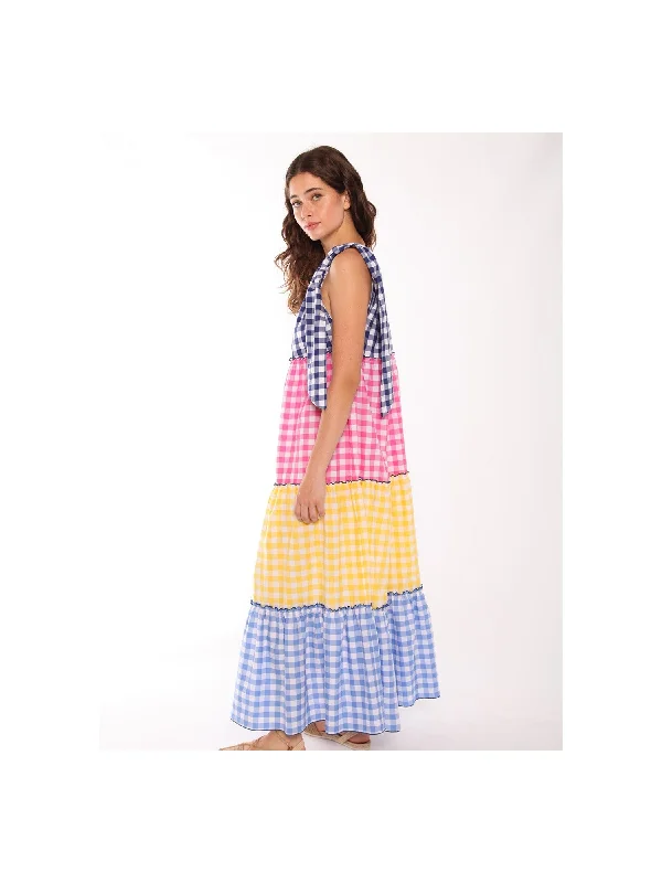 Refresh Your Wardrobe With Our Fashion Deals Vilagallo Cylia Vichy Blue Dress