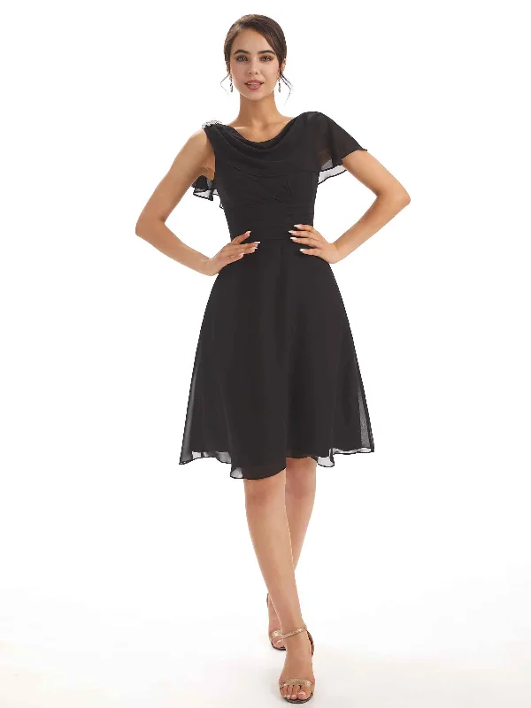 New Styles Just In Elegant Short Sleeves Knee-Length A-line Short Mother of The Bride Dresses New Styles Just In Elegant Short Sleeves Knee-Length A-line Short Mother of The Bride Dresses