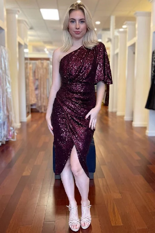 Pastel Styles High-Low Sequins Cocktail Dress Prom Party     S3155