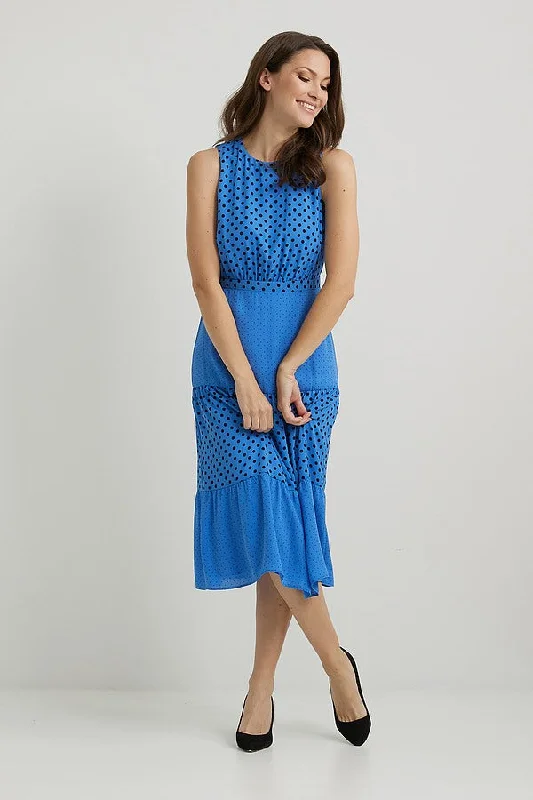 Season Sale Joseph Ribkoff Polka Dot Dress