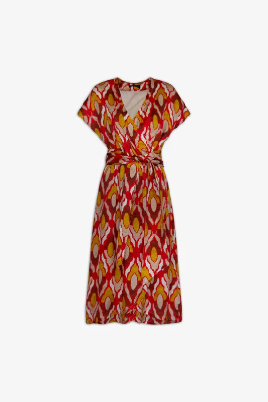 High-Quality Fashion At Discounted Prices – Shop Today Van-Dos Multi Coloured Dress
