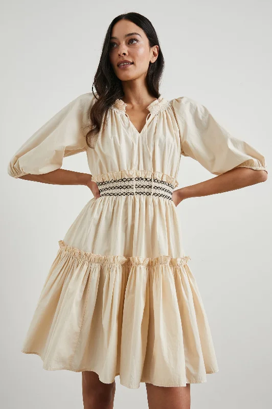 Modern Glamour FIORELLA DRESS - FLAX