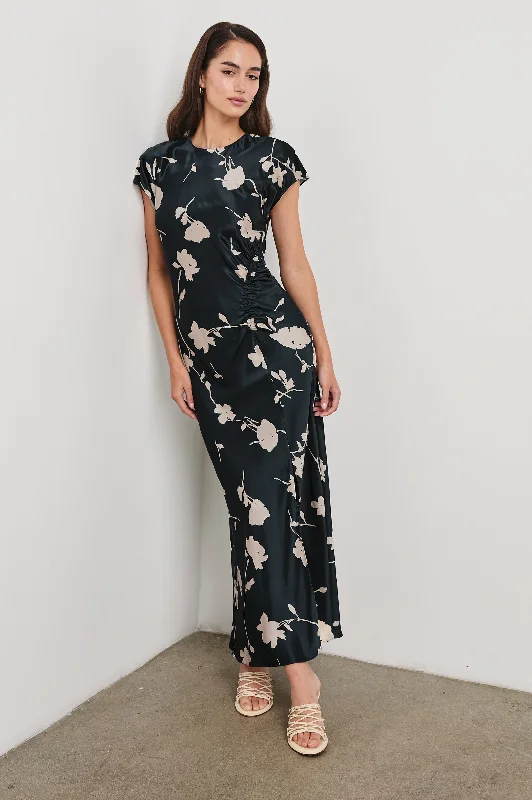 Insane Discount Onslaught SERENITY DRESS - MIDNIGHT ROSES