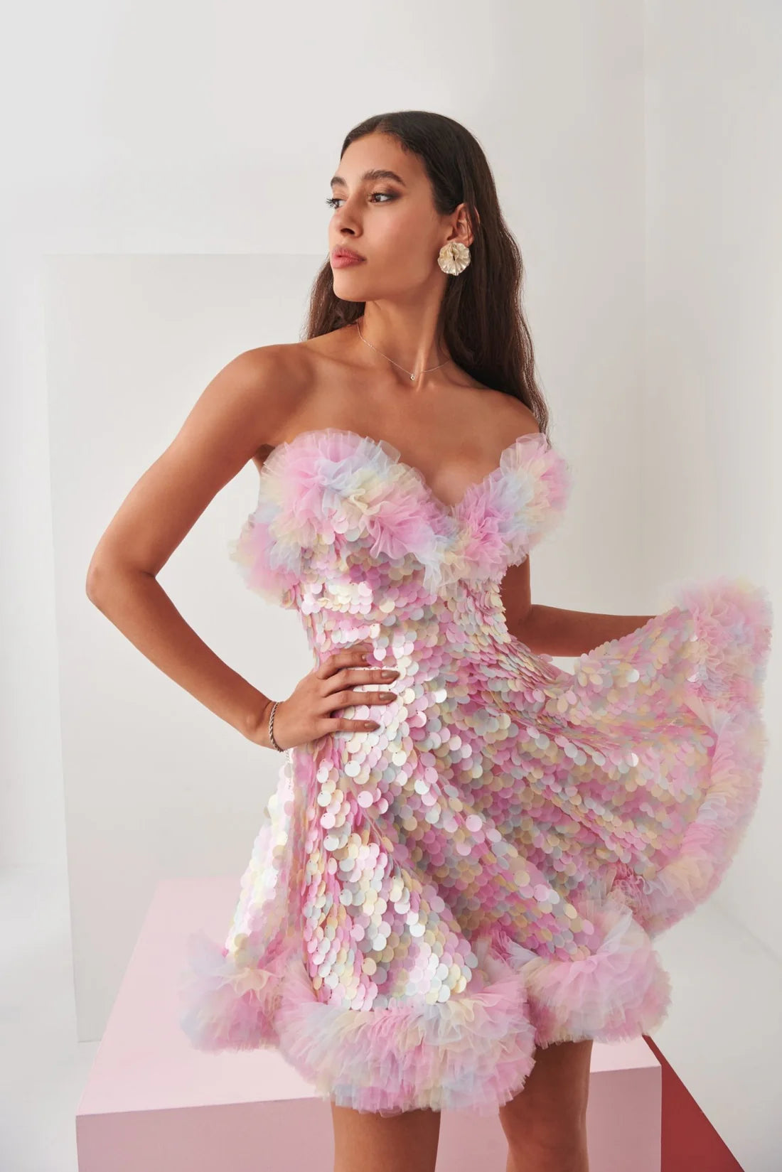 Trendy Street Style Celia B Pink Journey Dress