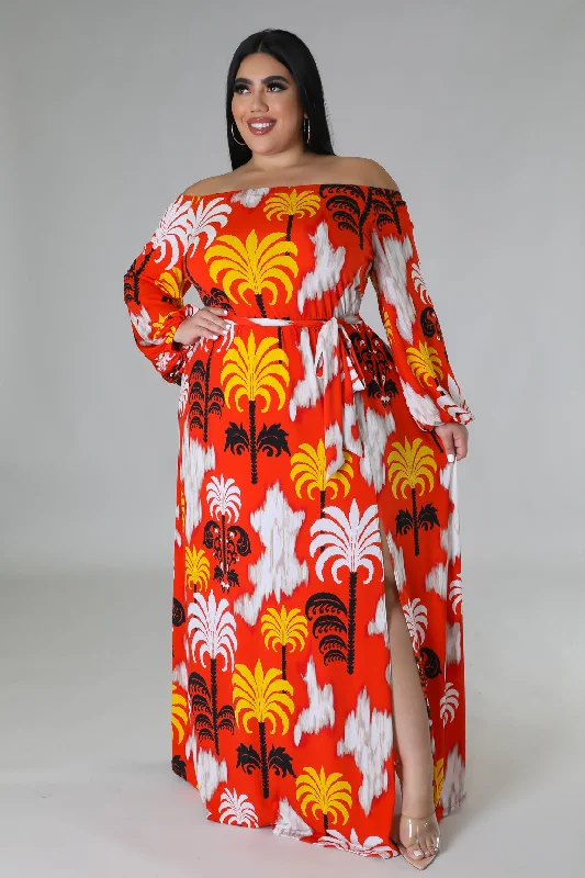 Latest Trends Tropical Attentions Dress
