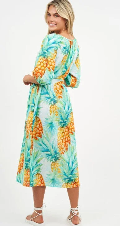 Women's Fashion-Forward Apparel Pineapple dress