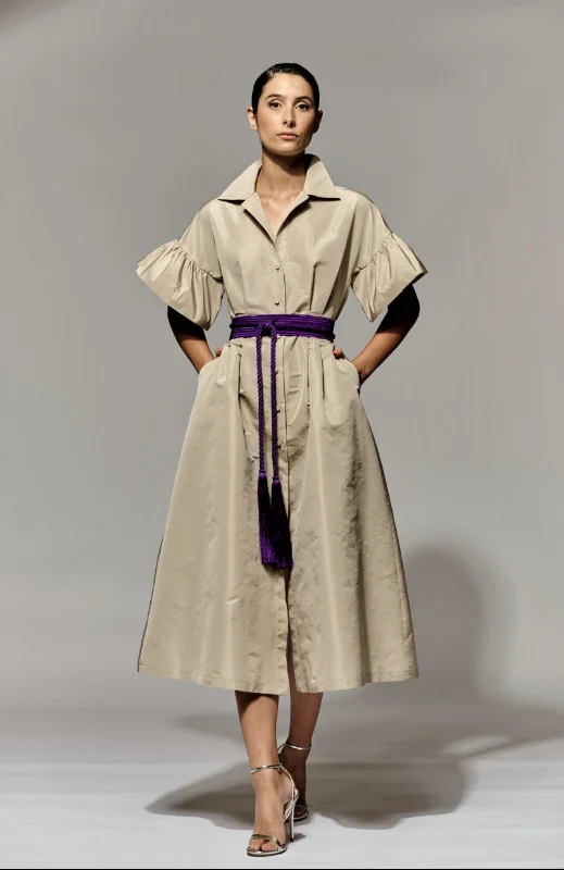 Wardrobe Upgrade Moskada Beige Carnaby Dress