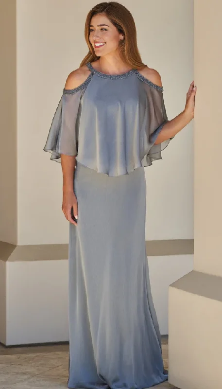 Women's Clothes And Apparel Chiffon Floor-length Mother of the Bride Dresse With Cape Women's Clothes And Apparel Chiffon Floor-length Mother of the Bride Dresse With Cape