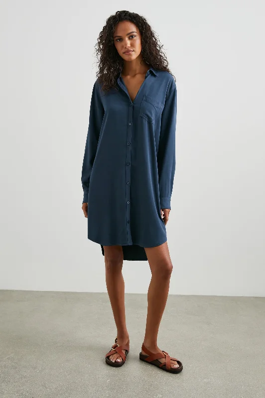 Versatile Style Wardrobe SAWYER DRESS - NAVY