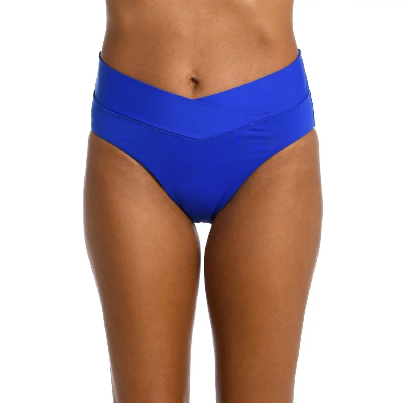 Women's Clothing Apparel Sets Island Goddess Crossover High Waist Swim Bottom In Sapphire Women's Clothing Apparel Sets Island Goddess Crossover High Waist Swim Bottom In Sapphire