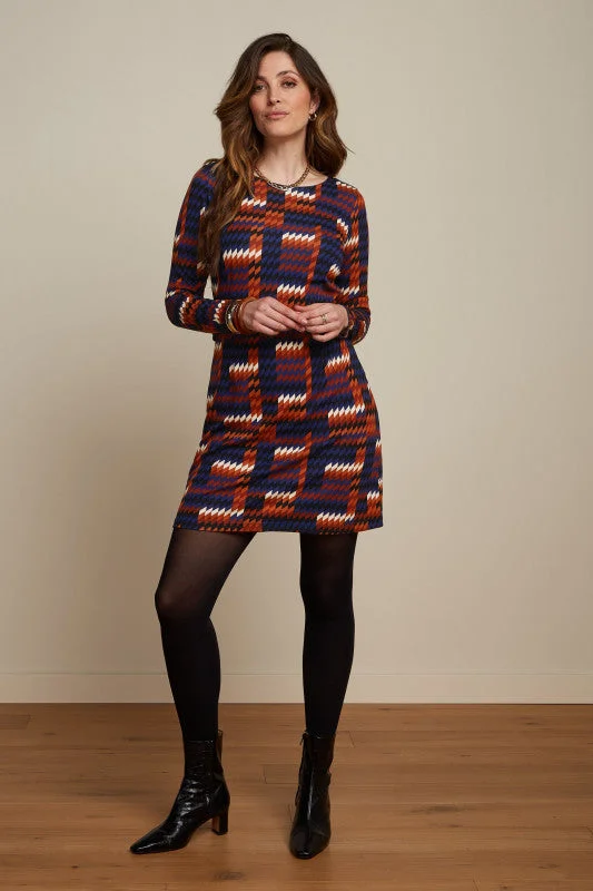 Massive Savings On New Arrivals KING LOUIE Streeple Blue Mod Clark Dress