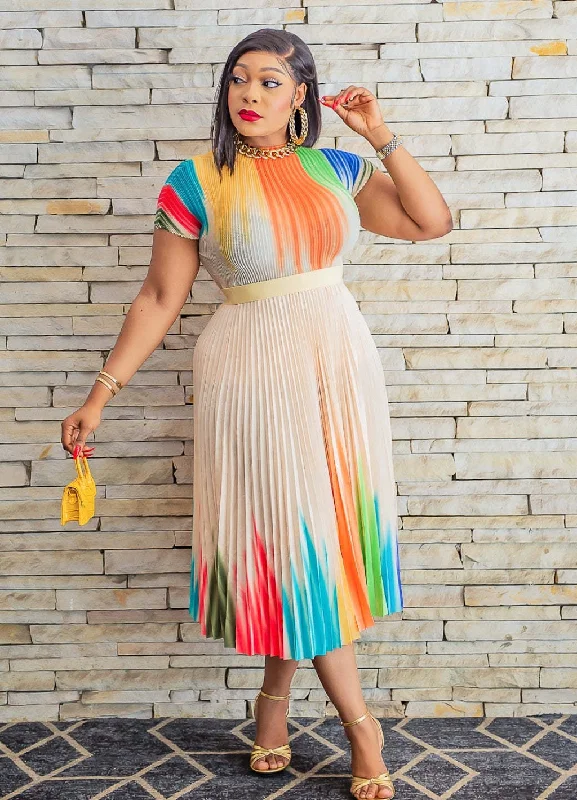 Fashion Essentials Mid-length Pleated fashion Dress