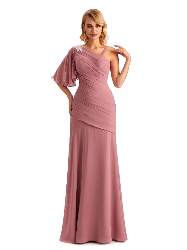 Lighten Up With Nordic Styles Unique Chiffon Asymmetrical One Shoulder Long Mother of the Brides Dresses Online Lighten Up With Nordic Styles Unique Chiffon Asymmetrical One Shoulder Long Mother of the Brides Dresses Online