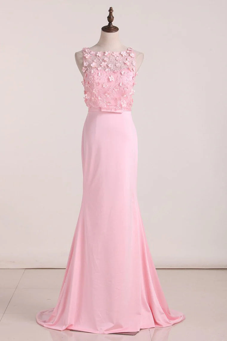 Winter Warm - Up Sale Mother Of The Bride Dress Mermaid Train Spandex With Beads