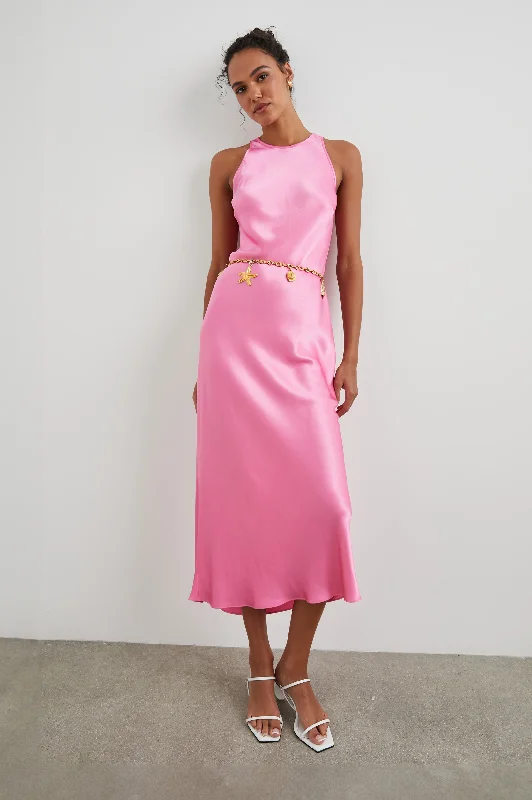 Big Savings On Minimalist Office Styles SOLENE DRESS - MALIBU PINK