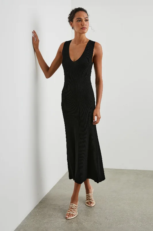 Modern Women's Wardrobe Essentials TEAGAN DRESS - BLACK