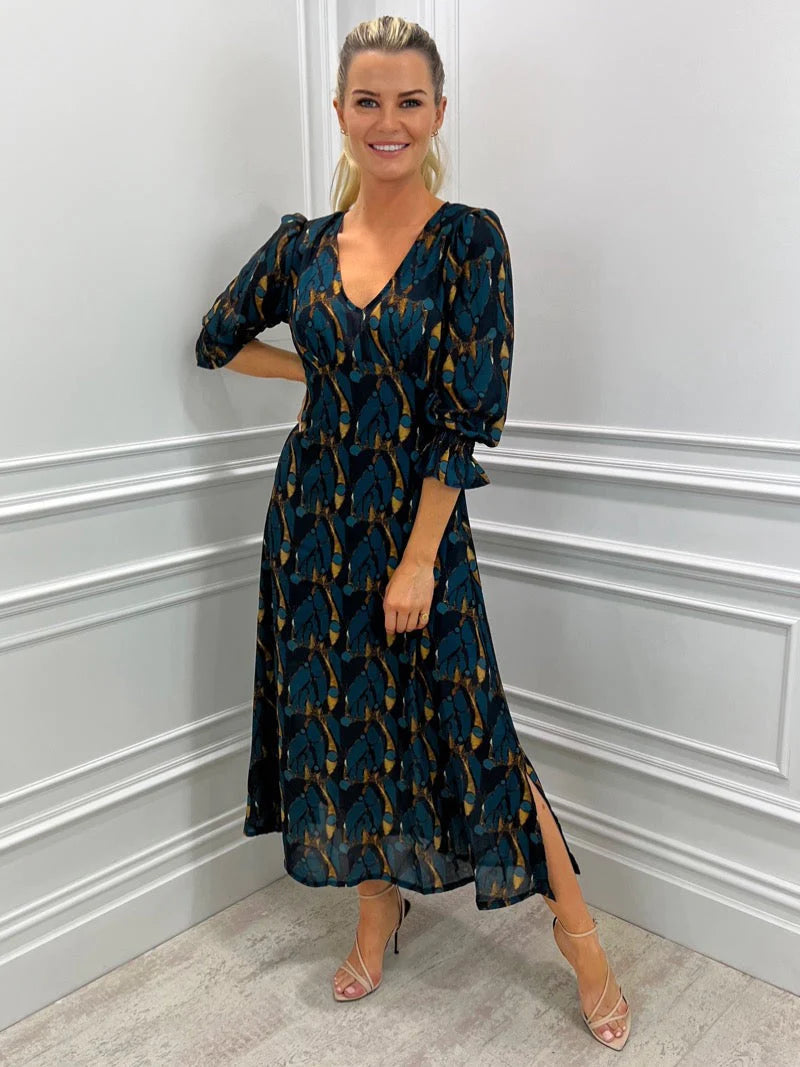 Fresh Styles, Fresh Deals Streasa Dress (Teal)