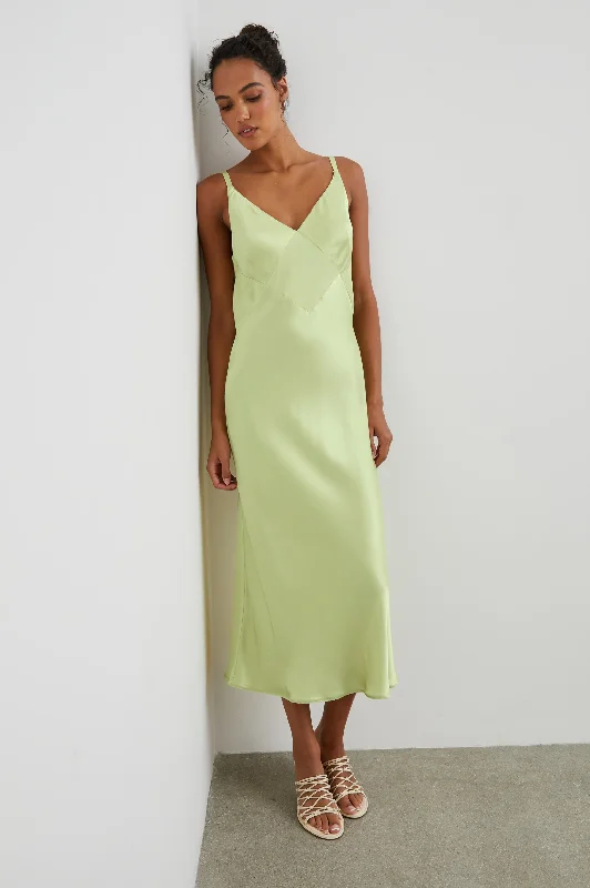 Effortless Sophistication DASHA DRESS - PISTACHIO