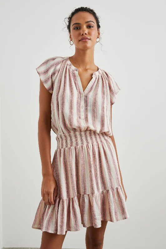 Discover Now AUGUSTINE DRESS - CAMINO STRIPE
