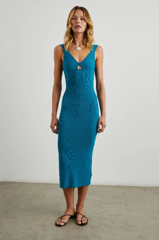 Huge Markdowns VIENNA DRESS - TURKISH TILE