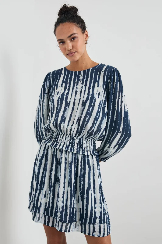 Minimalist Women's Fashion Clothing INEZ DRESS - INDIGO NILE