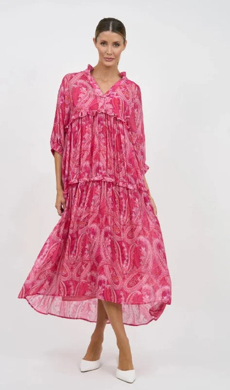Discount Price Watermelon relaxed tier dress