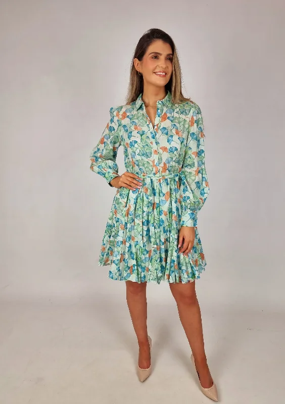 Exclusive Women's Wear Sale – Stylish Looks For Less Md'M Multi Coloured Shirt Style Belted Dress Exclusive Women's Wear Sale – Stylish Looks For Less Md'M Multi Coloured Shirt Style Belted Dress