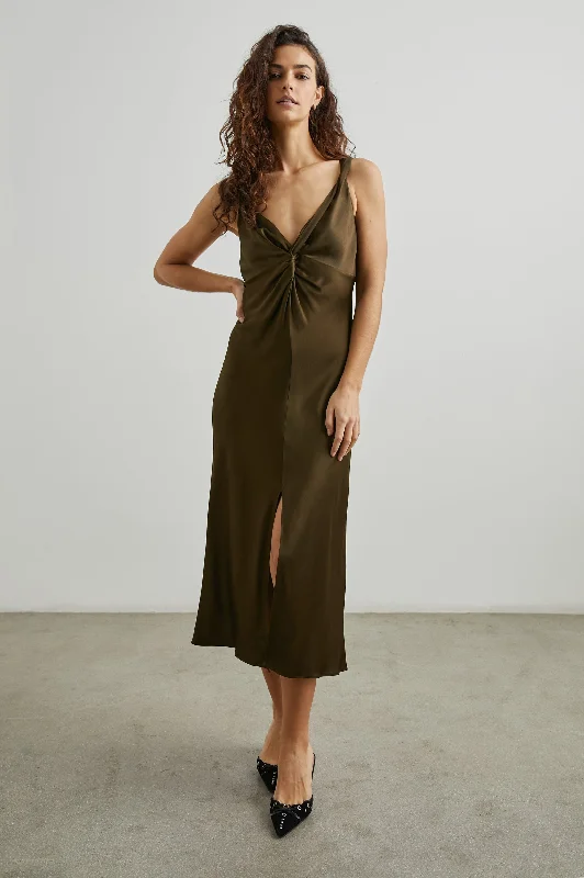 Women's Contemporary Apparel VIVIANA DRESS - DARK MOSS