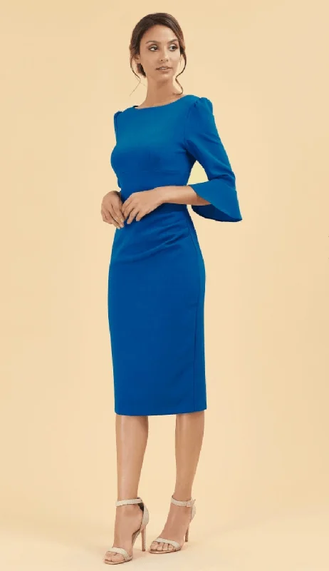 Wardrobe Upgrade Odelle Pencil Dress (Cobalt Blue)