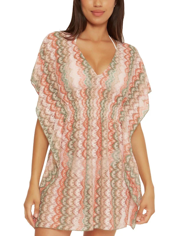 Affordable Women's Clothes Solstice Womens Crochet Tunic Cover-Up