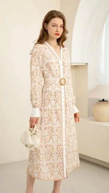Boutique Styles Naomi Embroidery dress