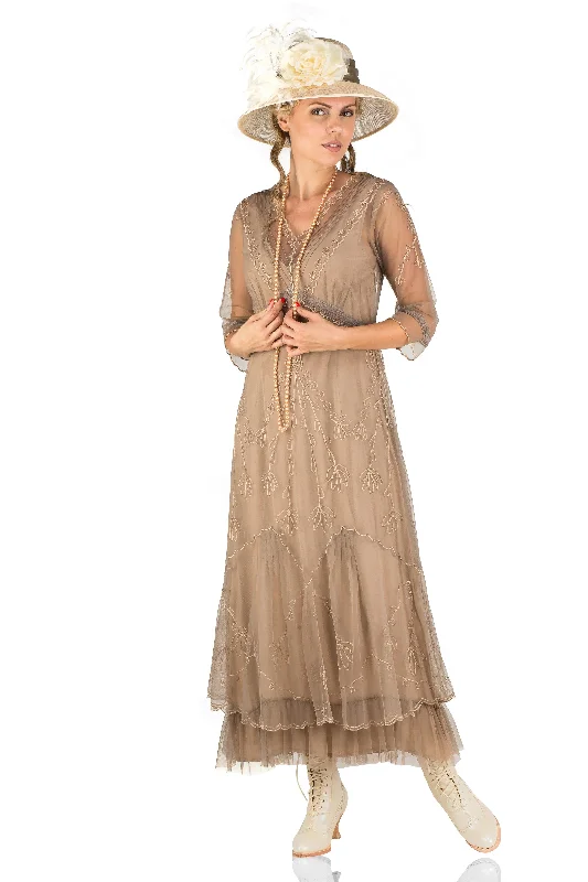 Women's Casual Dresses Somewhere in Time Dress in Sand by Nataya