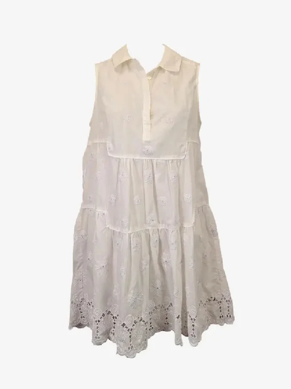 Women's Transitional Apparel Diane von Furstenberg Embroidered Dahlias Dress Size 6