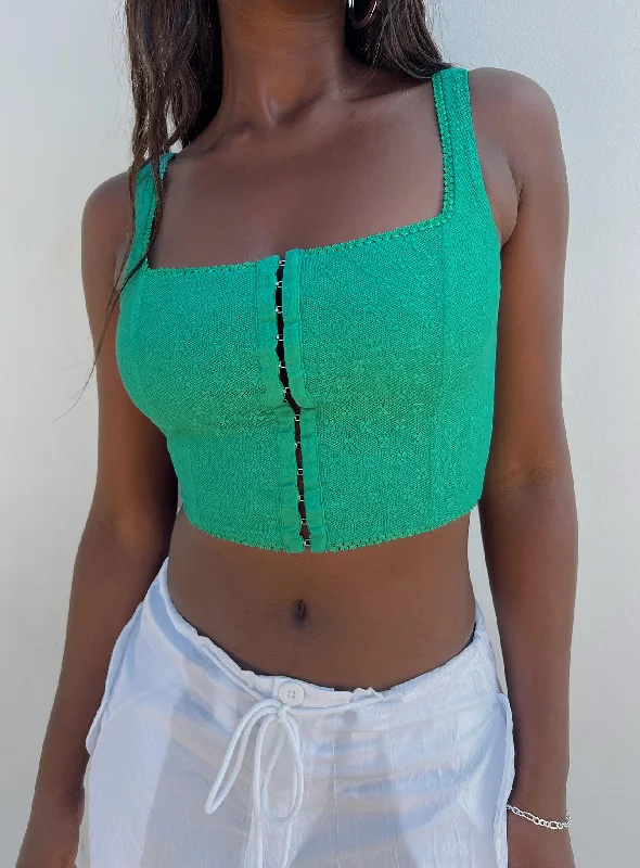 Hot Deals Bryleigh Top Green