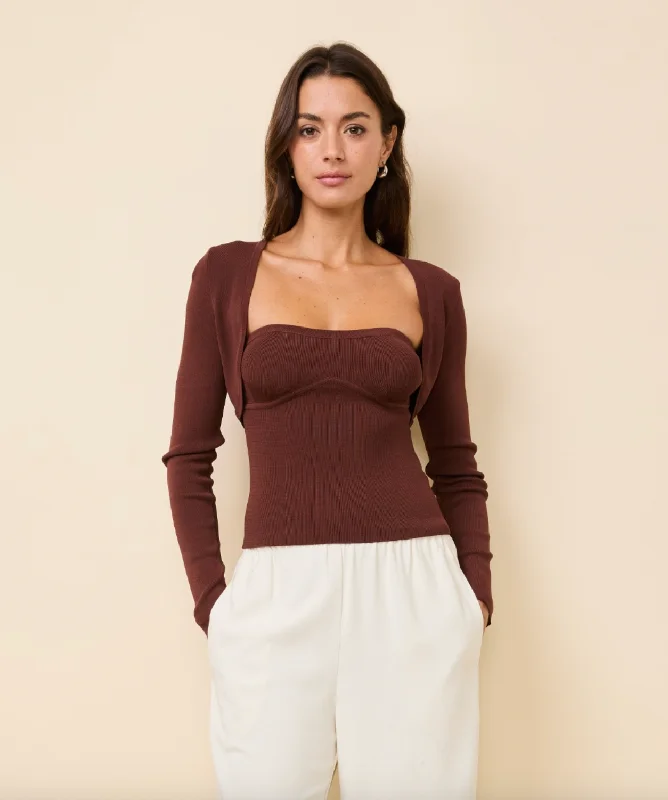 Top Brand Discounts The Kinsley Shrug - Nutmeg