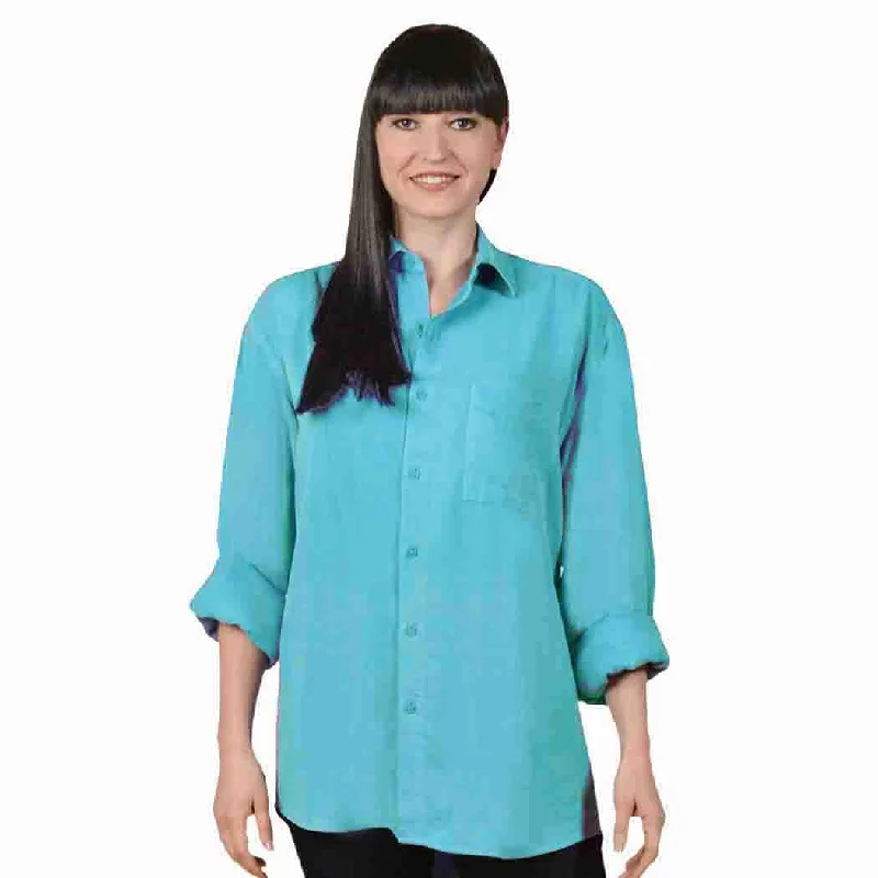 High-End Style Discounts Tianello   TENCEL™  "Boyfriend" Shirt-Big Shirt