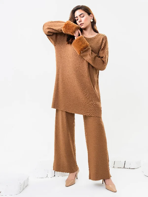 Athleisure Style Sale Woolen Co-Ord Set