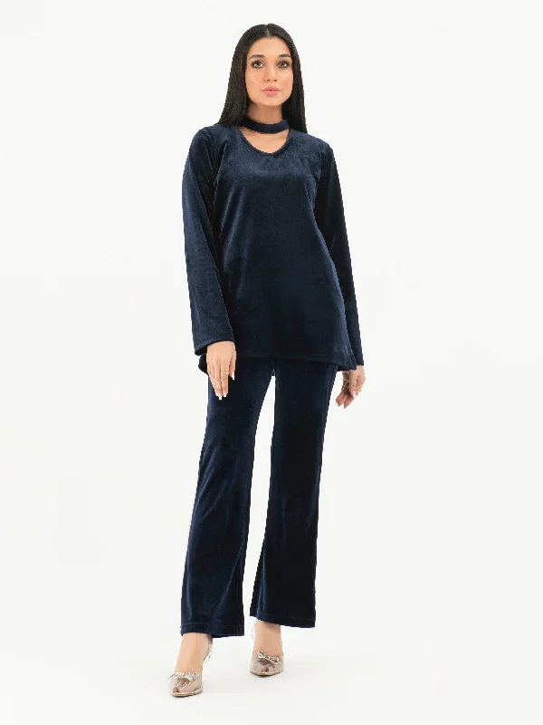 End-Of-Season Clearance Solid Velvet Top