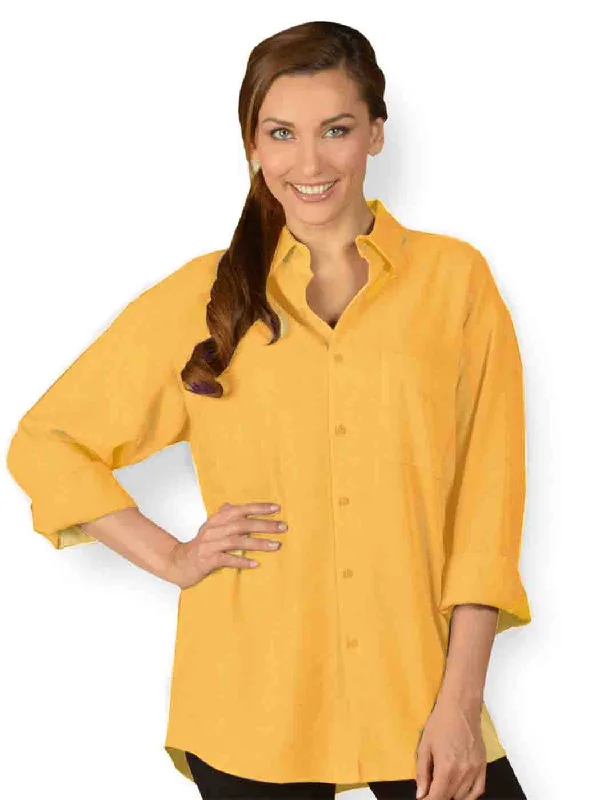 Evening Elegance Tianello TENCEL™ Boyfriend Shirt - More Colors - XXL- Nectar,Black,White,Periwinkle