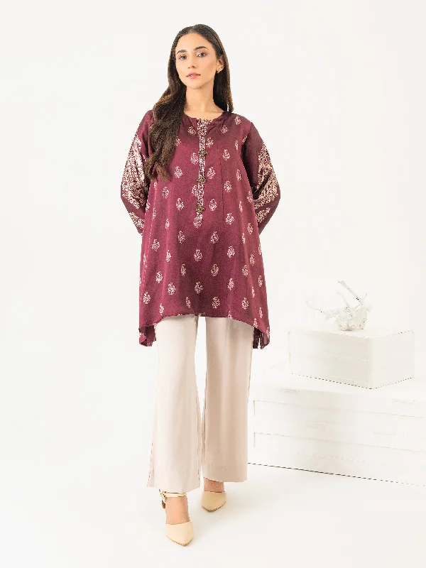 Glamorous Fashion Offers Silk Kurti-Printed (Pret)