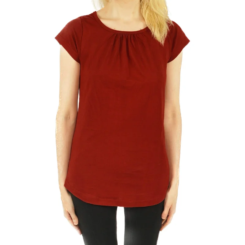 Timeless Style Promotions Maroon Ida Top