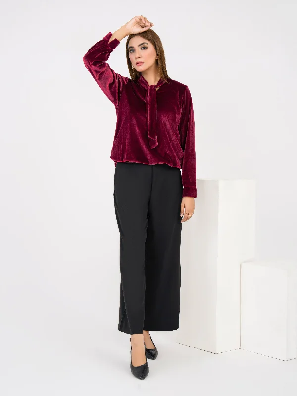 Big Discounts Velvet Top-Dyed