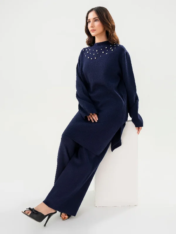 Exclusive Discount Embellished Woolen Co-Ord Set