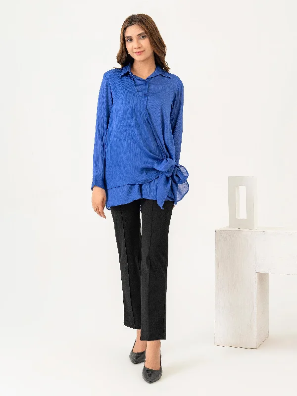 Imeless Style Dyed Chiffon Top