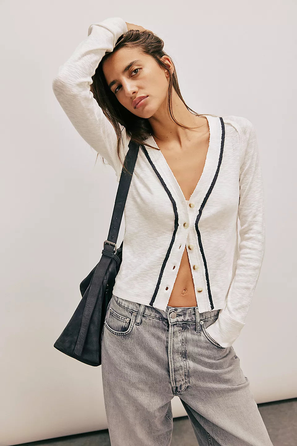 Best Deals Of The Season Tipton Cardi - Ivory Combo