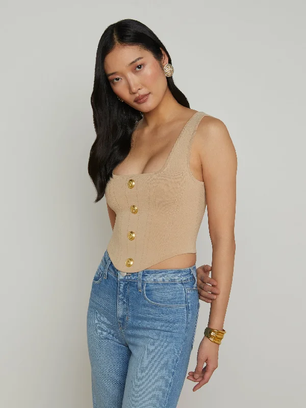 Elevated Casual Discounts Saga Top