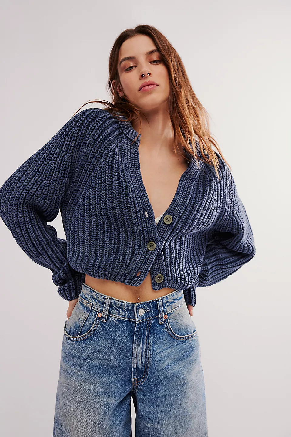 Stylish Looks Sweet Nothing Cardi - Navy