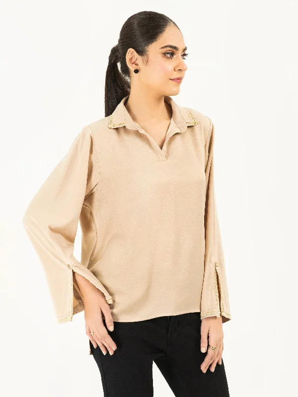 Style Revolution Embellished Viscose Top