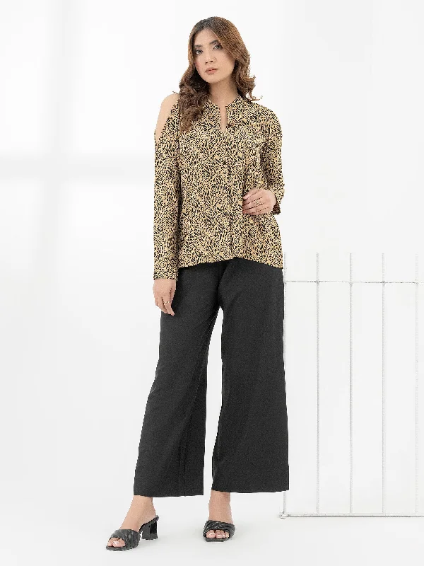 Luxury Casual Deals Printed Georgette Top